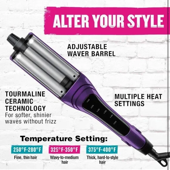 Bed Head A Wave We Go Tourmaline Ceramic
Adjustable Hair Waver - Picture 6 of 10